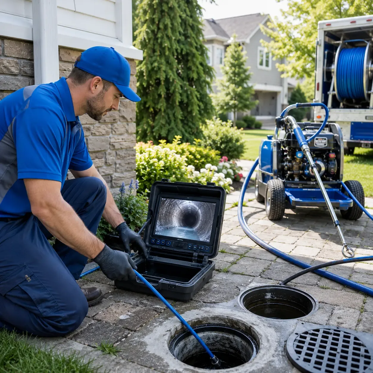 Outdoor drain cleaning professionals serving De Kalb Junction, NY